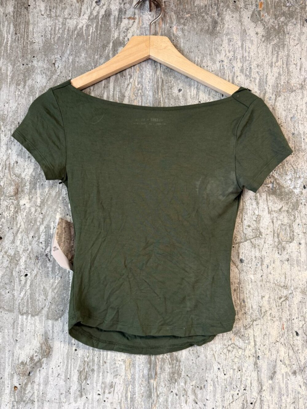 SILENCE + NOISE Women's Lara Cowl Neck Top Size S In Dark Green - Picture 5 of 9